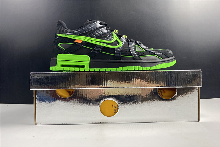 OFF-WHITE x Nike Air Rubber Dunk “Green Strike”  CU6015-001