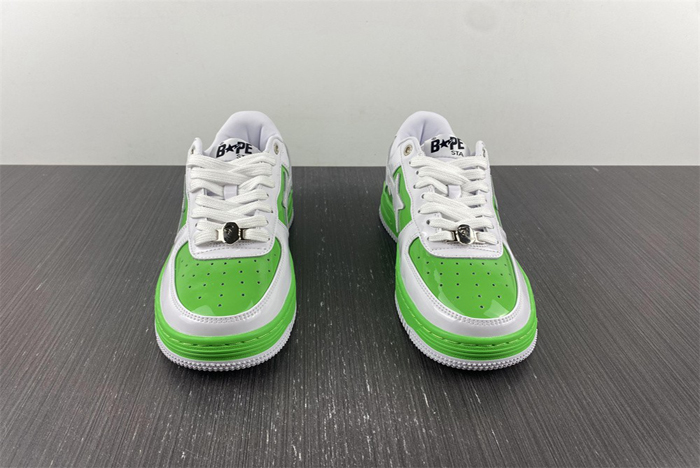 BAPE STA  White Green
